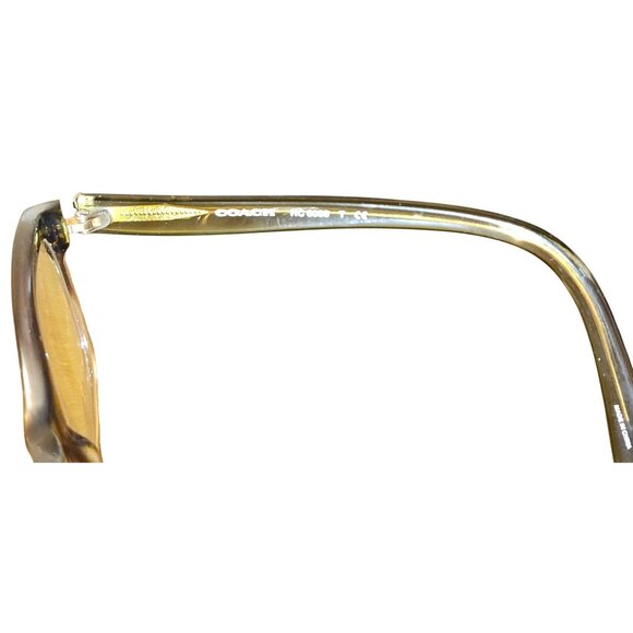 FRAMES ONLY Coach Eyeglasses HC6089 T Olive Brown Gradient Rectangular 51-16-135 - Picture 3 of 10